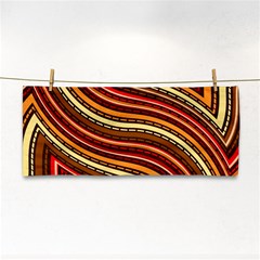 Waves Pattern Abstract Neutrals Hand Towel