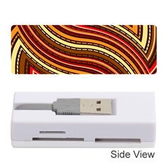 Waves Pattern Abstract Neutrals Memory Card Reader (stick)