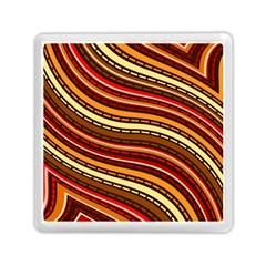 Waves Pattern Abstract Neutrals Memory Card Reader (square)