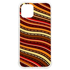 Waves Pattern Abstract Neutrals Iphone 12/12 Pro Tpu Uv Print Case