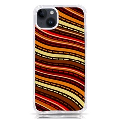 Waves Pattern Abstract Neutrals Iphone 14 Plus Tpu Uv Print Case