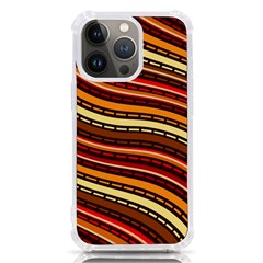 Waves Pattern Abstract Neutrals Iphone 13 Pro Tpu Uv Print Case by Maspions