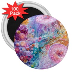 Cells Fluid Bubbles 3  Magnets (100 Pack)