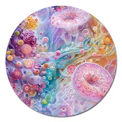 Cells Fluid Bubbles Magnet 5  (round)