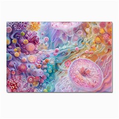 Cells Fluid Bubbles Postcard 4 x 6  (pkg Of 10) by Maspions