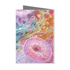 Cells Fluid Bubbles Mini Greeting Cards (pkg Of 8) by Maspions