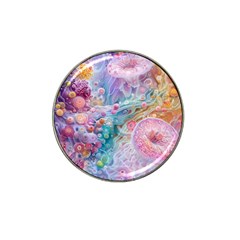 Cells Fluid Bubbles Hat Clip Ball Marker (4 Pack)