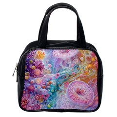 Cells Fluid Bubbles Classic Handbag (one Side)