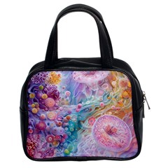 Cells Fluid Bubbles Classic Handbag (two Sides)