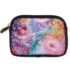 Cells Fluid Bubbles Digital Camera Leather Case