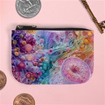 Cells Fluid Bubbles Mini Coin Purse Front