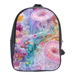 Cells Fluid Bubbles School Bag (large)