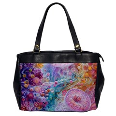 Cells Fluid Bubbles Oversize Office Handbag