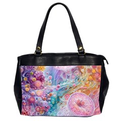 Cells Fluid Bubbles Oversize Office Handbag (2 Sides)