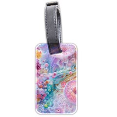 Cells Fluid Bubbles Luggage Tag (two Sides)