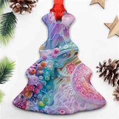 Cells Fluid Bubbles Ornament (christmas Tree) 