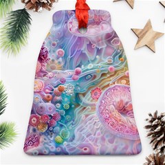 Cells Fluid Bubbles Ornament (bell)