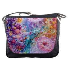 Cells Fluid Bubbles Messenger Bag by Maspions