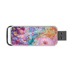 Cells Fluid Bubbles Portable Usb Flash (one Side) by Maspions