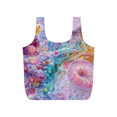 Cells Fluid Bubbles Full Print Recycle Bag (s)