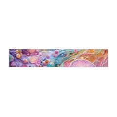 Cells Fluid Bubbles Premium Plush Fleece Scarf (mini)