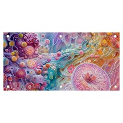 Cells Fluid Bubbles Banner And Sign 6  X 3 