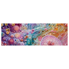 Cells Fluid Bubbles Banner And Sign 9  X 3 