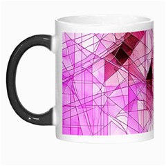 Pink Abstract Lineart Morph Mug by Maspions