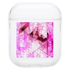 Pink Abstract Lineart Soft Tpu Airpods 1/2 Case by Maspions