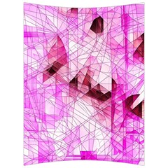 Pink Abstract Lineart Back Support Cushion