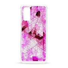 Pink Abstract Lineart Samsung Galaxy S20 6 2 Inch Tpu Uv Case