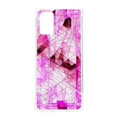 Pink Abstract Lineart Samsung Galaxy S20 Plus 6 7 Inch Tpu Uv Case by Maspions