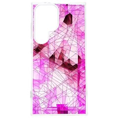 Pink Abstract Lineart Samsung Galaxy S24 Plus 6 7 Inch Tpu Uv Case by Maspions