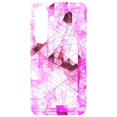 Pink Abstract Lineart Samsung Galaxy S24 6 2 Inch Black Tpu Uv Case by Maspions