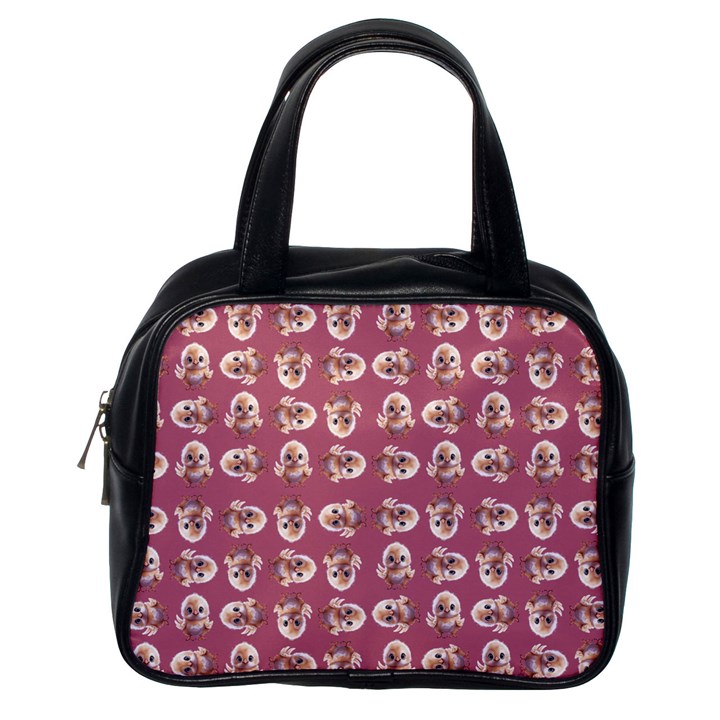 Whimsy Chickens Pattern Classic Handbag (One Side)