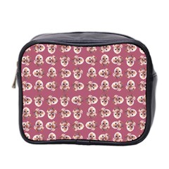 Whimsy Chickens Pattern Mini Toiletries Bag (two Sides) by dflcprintsclothing