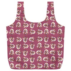 Whimsy Chickens Pattern Full Print Recycle Bag (xl) by dflcprintsclothing