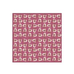 Whimsy Chickens Pattern Satin Bandana Scarf 22  X 22  by dflcprintsclothing