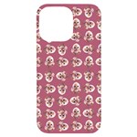 Whimsy Chickens Pattern iPhone 14 Pro Max Black UV Print Case Front