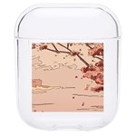 Pastel Nature , Art, Blue, Cute, Nature, Pink Hard PC AirPods 1/2 Case Front