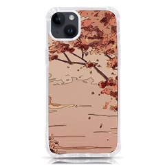 Pastel Nature , Art, Blue, Cute, Nature, Pink Iphone 14 Plus Tpu Uv Print Case by kyorashop23