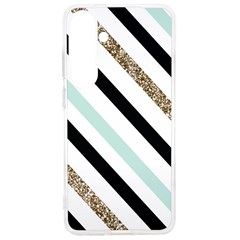 Pattern, Blue, Gold, Lines, Stripes Samsung Galaxy S24 Ultra 6 9 Inch Tpu Uv Case