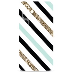 Pattern, Blue, Gold, Lines, Stripes Samsung Galaxy S24 6 2 Inch Black Tpu Uv Case