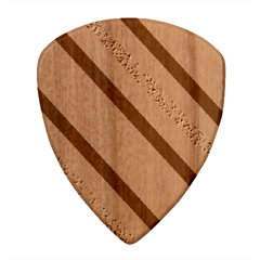 Pattern, Blue, Gold, Lines, Stripes Wood Guitar Pick (set Of 10) by kyorashop23