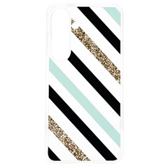 Pattern, Blue, Gold, Lines, Stripes Samsung Galaxy S24 6 2 Inch Tpu Uv Case by kyorashop23