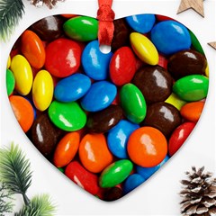 Colorful Candy Background, Close-up Ornament (heart)