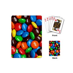 Colorful Candy Background, Close-up Playing Cards Single Design (mini)