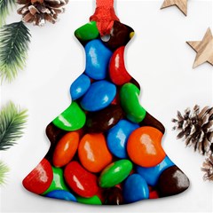 Colorful Candy Background, Close-up Christmas Tree Ornament (two Sides)