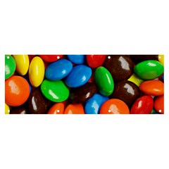 Colorful Candy Background, Close-up Banner And Sign 8  X 3  by kyorashop23