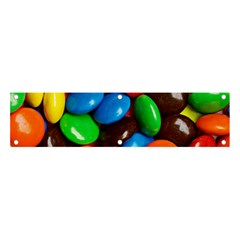 Colorful Candy Background, Close-up Banner And Sign 4  X 1  by kyorashop23